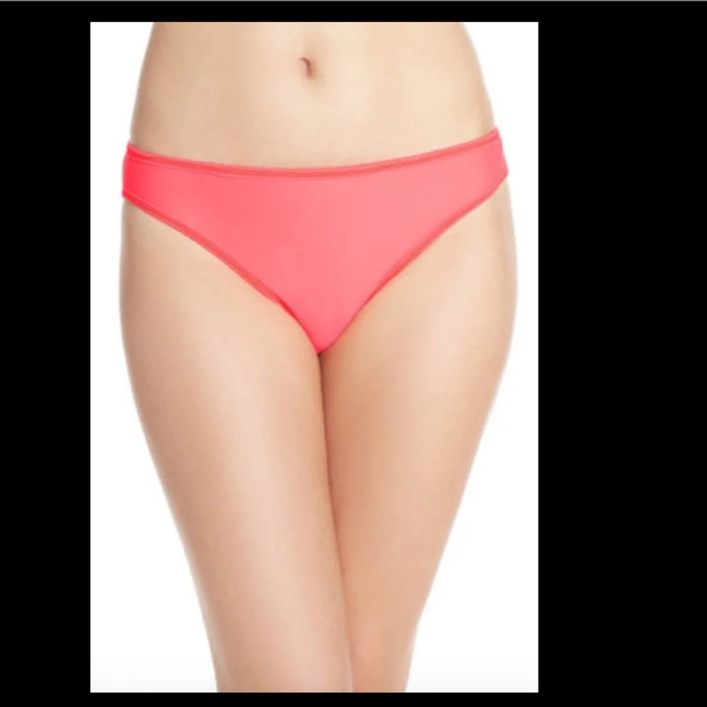 NWT Zella Hipster‎ Bikini Bottoms Neon Coral Samba